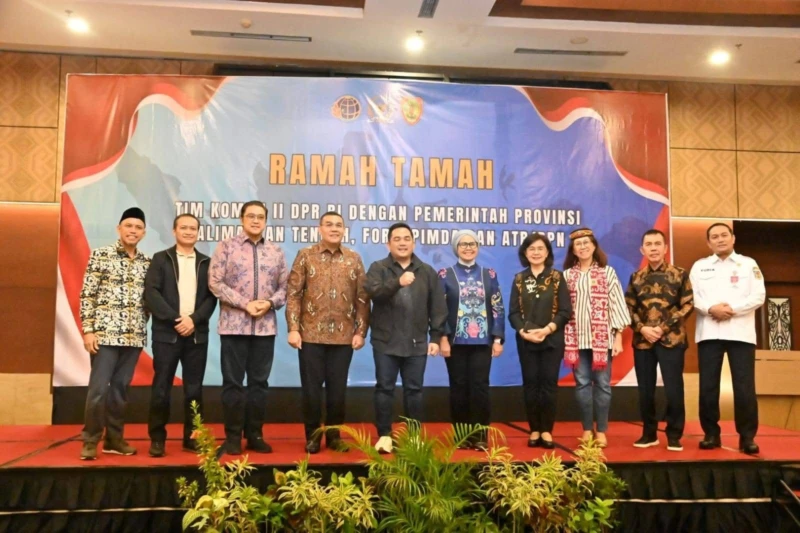 Pj Sekda Kalteng Hadiri Ramah Tamah Bersama Komisi II DPR RI dan ATR/BPN