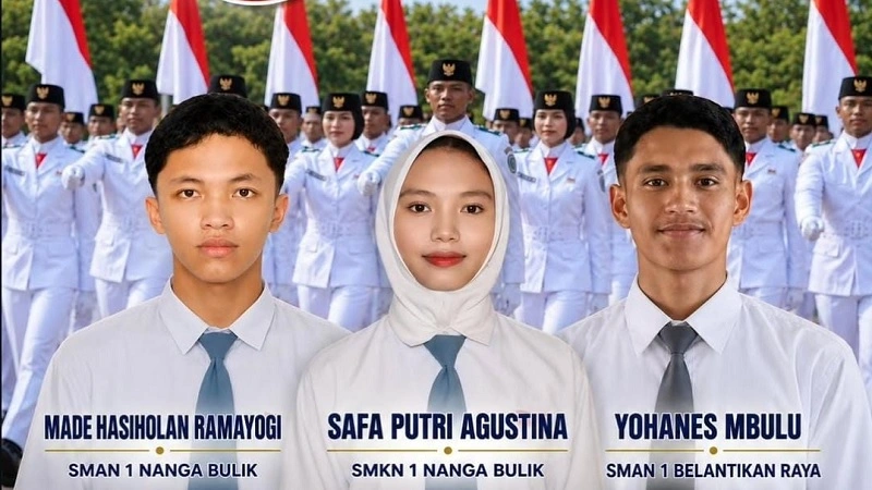 Tiga Pelajar Lamandau Lolos Paskibraka Tingkat Provinsi Kalteng Tahun 2026