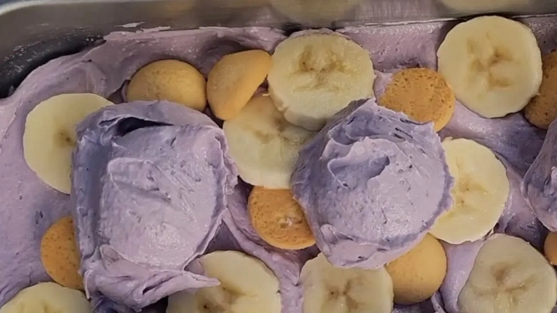 Ube Banana Pudding
