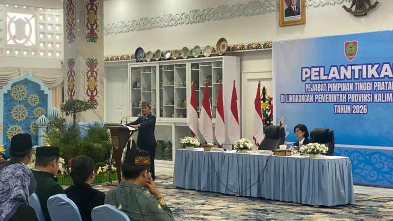 Agustiar Peringatkan Kepala OPD Baru Jangan Merasa Jadi Bos Rakyat