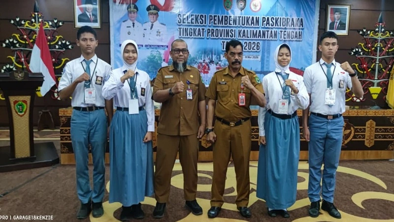 Empat Wakil Kapuas Lolos Seleksi Paskibraka Provinsi Kalteng, Satu Melaju ke Seleksi Tingkat Pusat