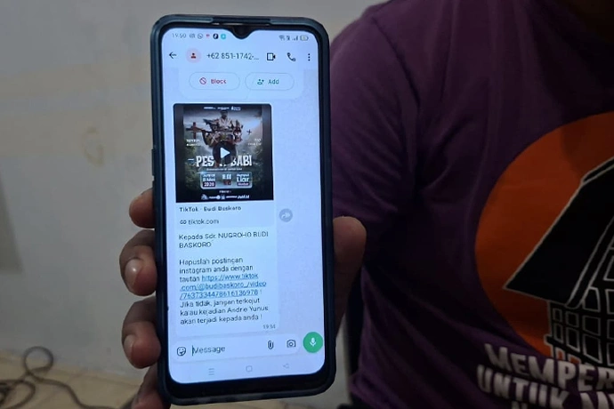 Satu Jurnalis di Kalteng Diduga Diintimidasi usai Promosi Pamflet Nobar “Pesta Babi”
