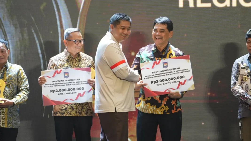 Barito Utara Raih Peringkat I Penurunan Pengangguran di Apresiasi Pemda Berprestasi 2026