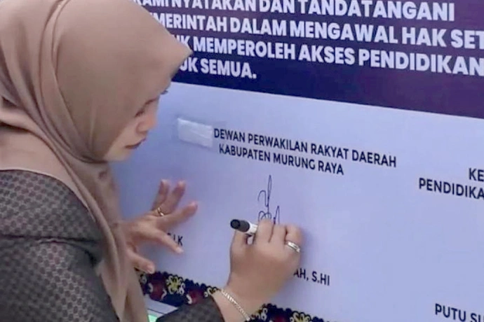 DPRD Murung Raya Deklarasikan Komitmen SPMB 2026/2027