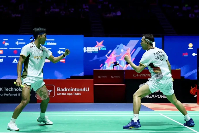 Hasil Final Singapore Open 2026: Fajar/Fikri Runner-up usai Takluk dari Rankireddy/Shetty