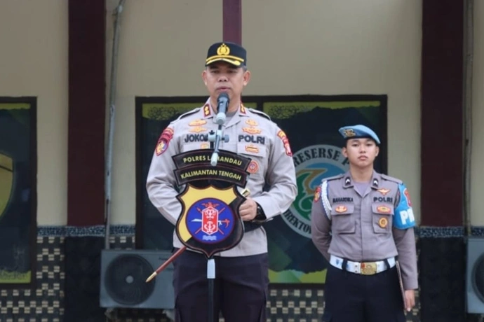 Polres Lamandau Gelar Apel Siaga Pengamanan May Day 2026