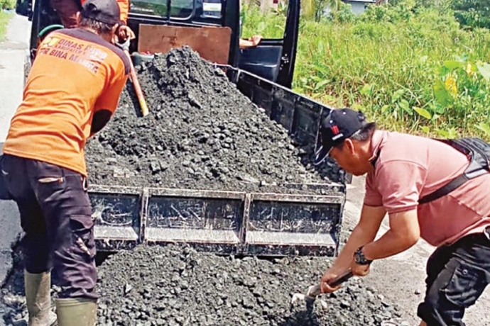 DPUPR Lakukan Penanganan Sementara Jalan Sumatera dan Sulawesi