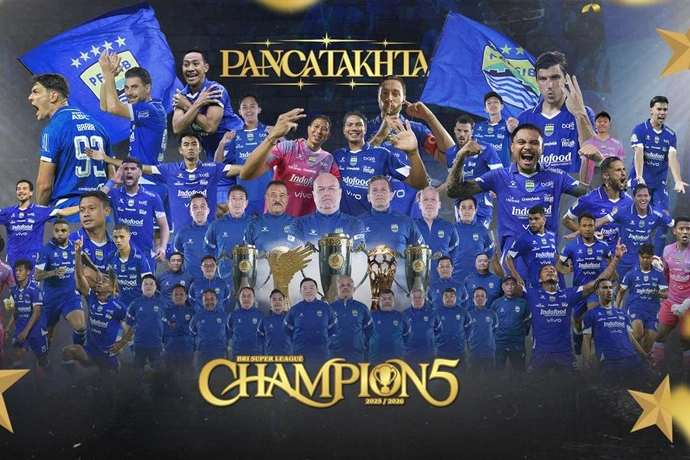 Persib Bandung Rekor Hattrick Juara, Samai PSMS Medan dan Persis Solo