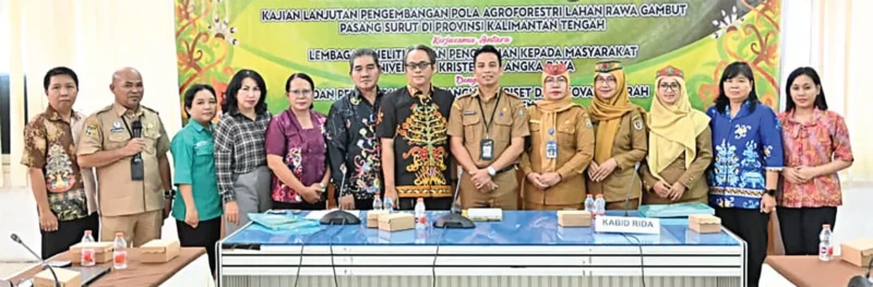 Bapperida Dan Ukpr Kaji Pengembangan Agroforestri Lahan Gambut Di Kalteng