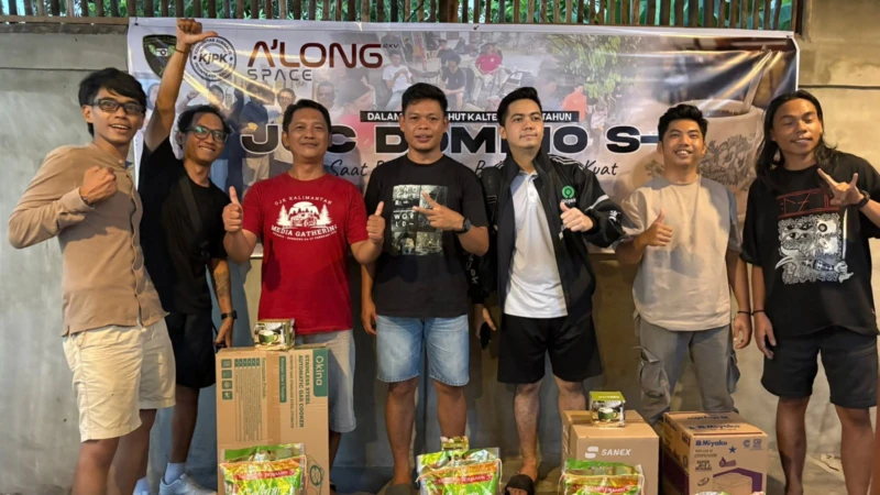 Meriahkan HUT ke-69 Kalteng , Jurnalis dan Aktivis Gelar Lomba Domino di Palangka Raya