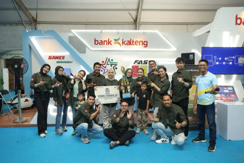Bank Kalteng Raih Juara Iii Stand Terbaik Di Kalteng Expo 2026