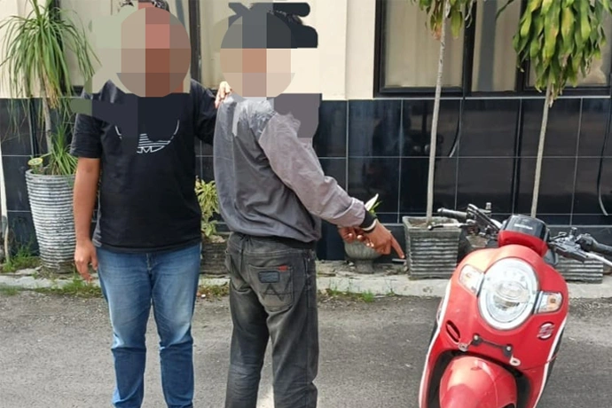 Jadi Buron, Pelaku Kedua Curanmor di Masjid Nurul Islam Akhirnya Dibekuk