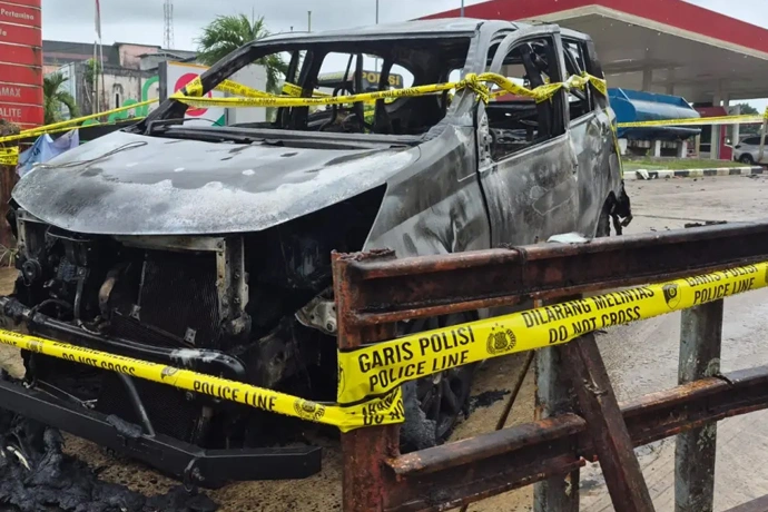 Mobil Sigra Ludes Terbakar di SPBU Pelaihari, Terungkap Muat Jeriken dan Tangki Modifikasi