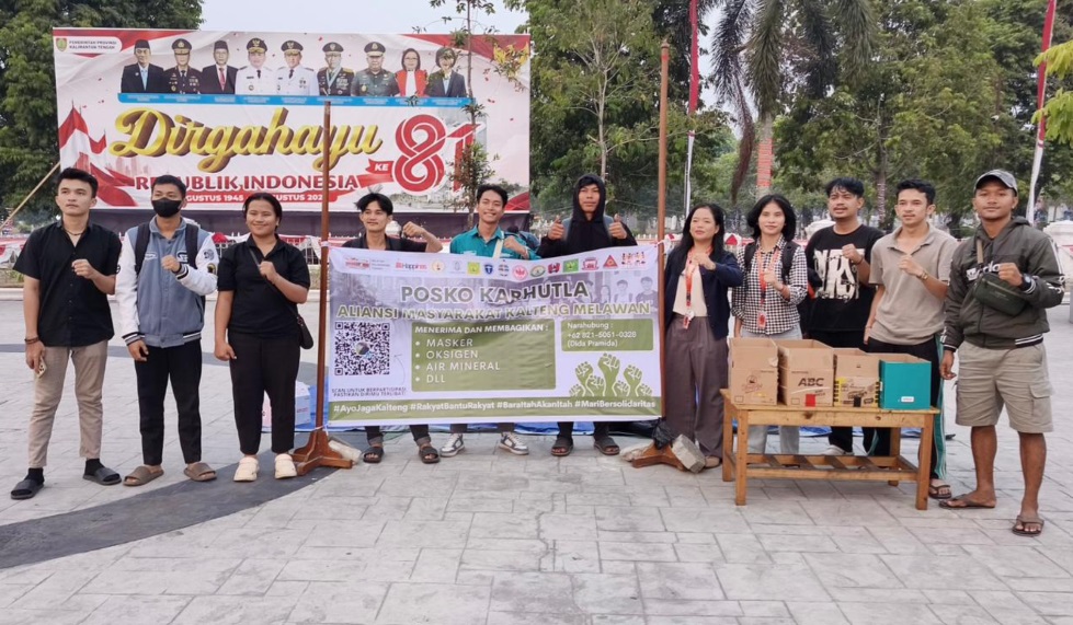 Posko Karhutla Berfungsi Ganda! Tampung Donasi dan Mendistribusikannya Langsung ke Masyarakat