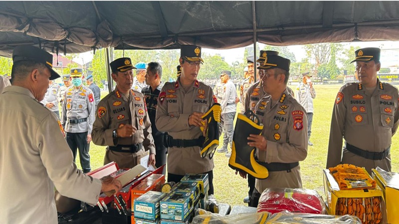 Polda Kalteng Terima 48 Personel BKO Lemdiklat dan Sarpras dari Kapolri