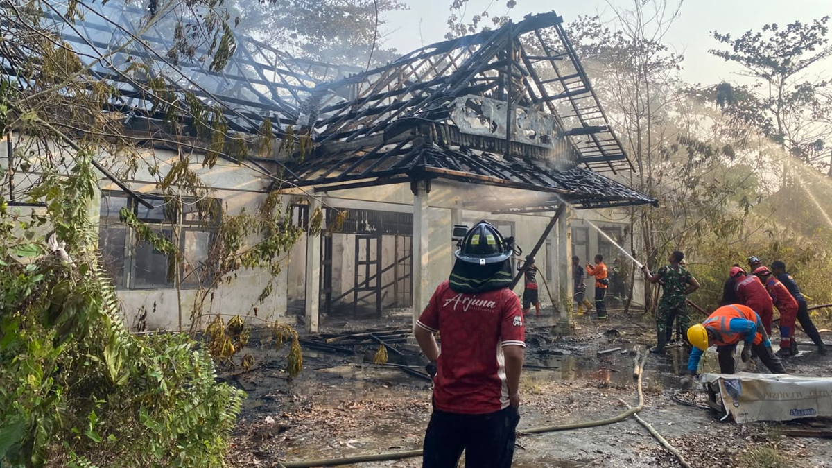 Terungkap! Pelaku Pembakaran Gedung Eks Kantor Dayak Pos: Diduga ODGJ, Membakar karena Halusinasi
