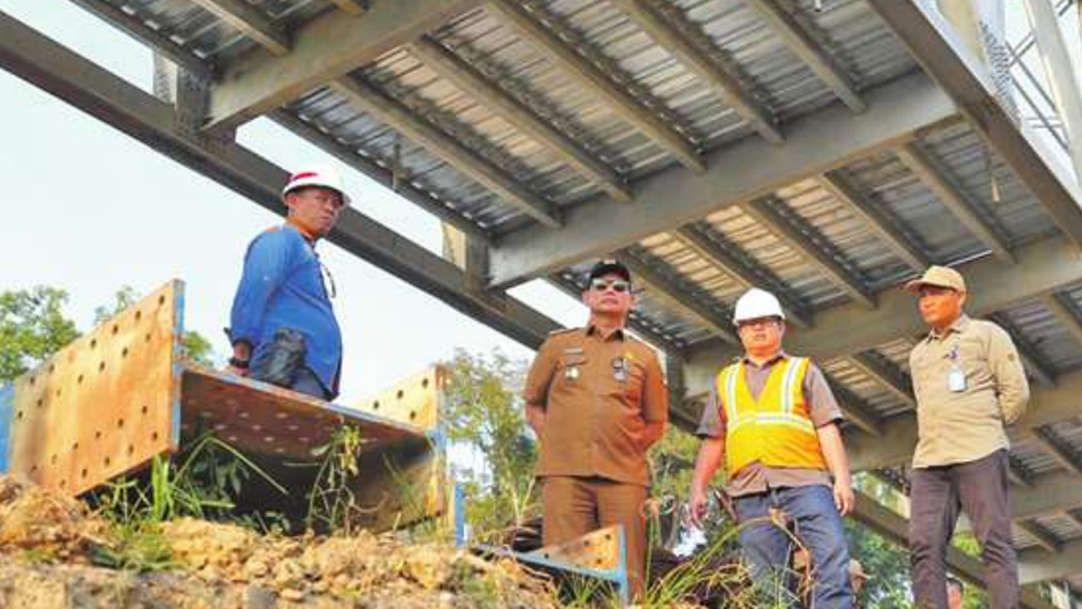 Bupati Tinjau Progres Pembangunan Jembatan Lahei, Infrastruktur Konektivitas Wilayah Utara