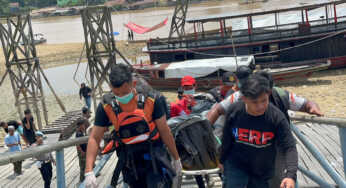 Usai Ditemukan, Korban Tenggelam di Pelabuhan Rambang Langsung Dimakamkan Keluarga