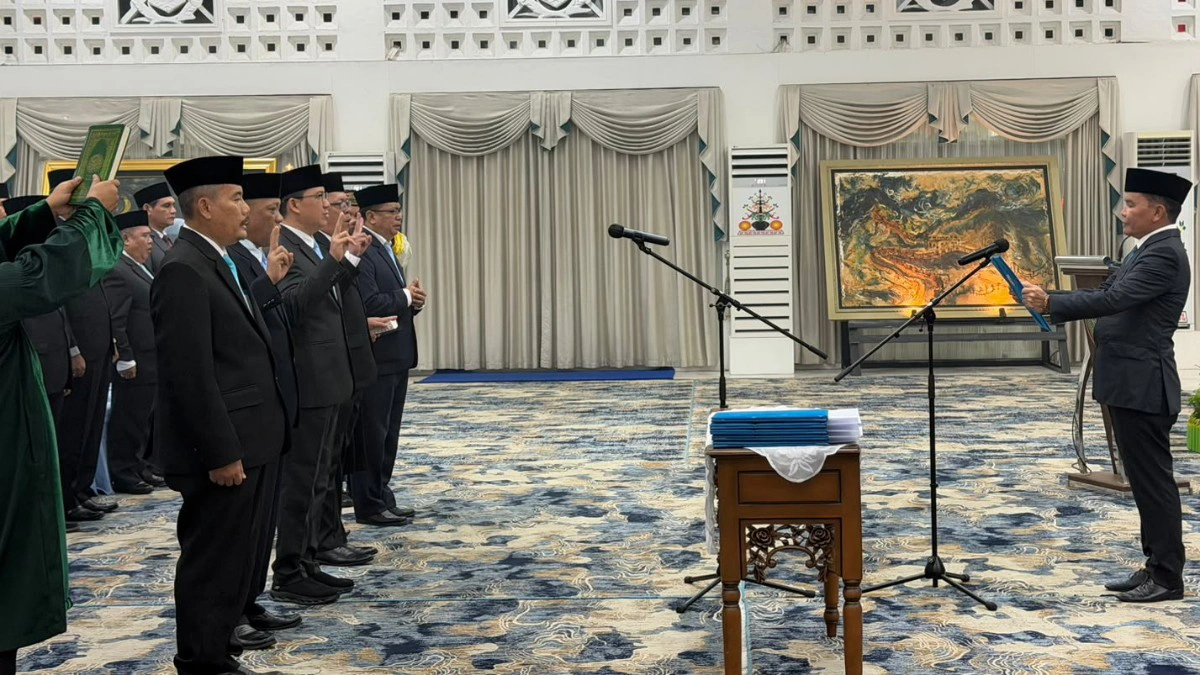 Gubernur Kalteng Lantik Lima Pejabat Eselon II, Berikut Daftarnya