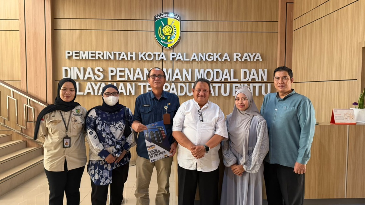Perluas Jejaring Kemitraan, FISIPADKOM UMPR Jajaki Kerja Sama dengan DPMPTSP Palangka Raya